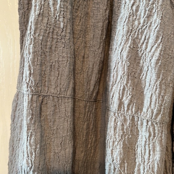 Out From Under Crinkle Elastic Pants Wide legs with drawstring size XS Gray - Picture 4 of 15